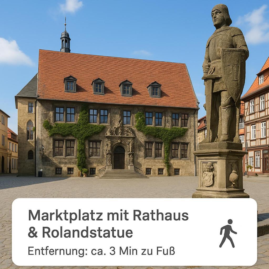 Harzer Fachwerkstube Quedlinburg Apartment Exterior photo