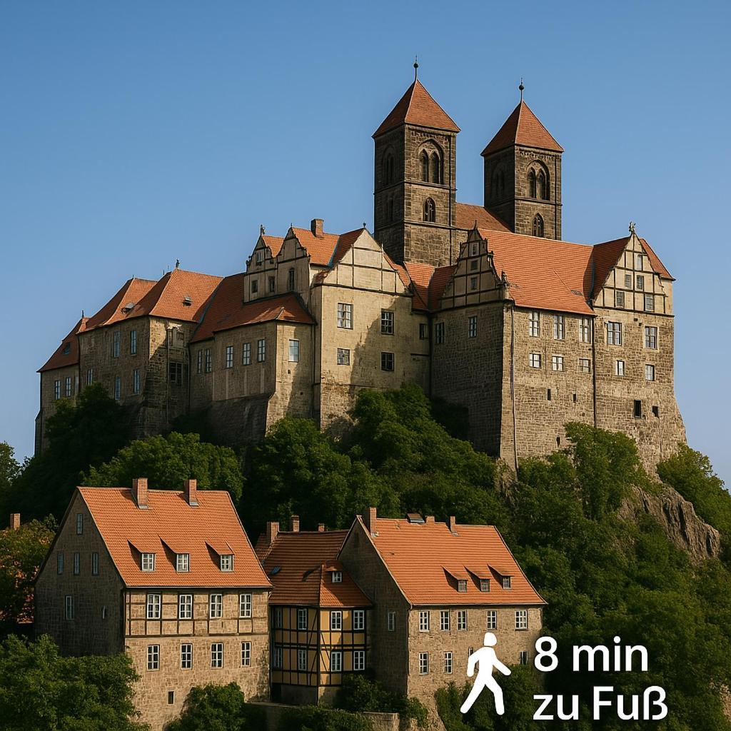Harzer Fachwerkstube Quedlinburg Apartment Exterior photo